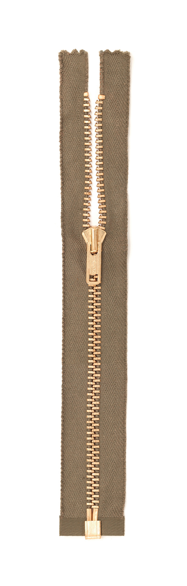 Vintage Scovill Conmar Talon Brass Military Zippers WW II ~ Vietnam Era